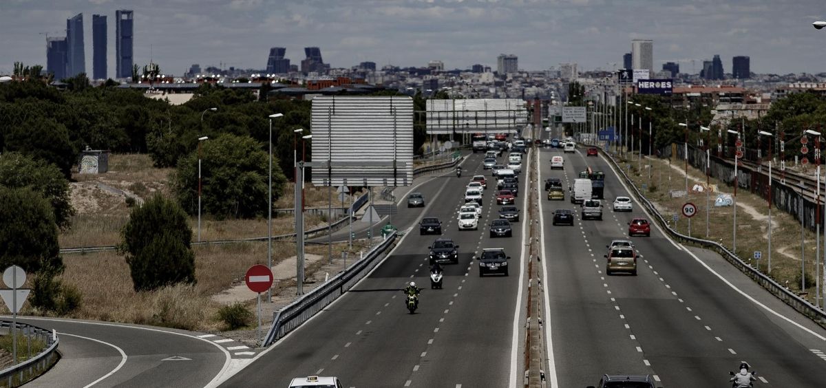 Vista de tráfico de vehículos desde Cuatro Vientos,. (Foto. Eduardo Parra   Europa Press   Archivo)