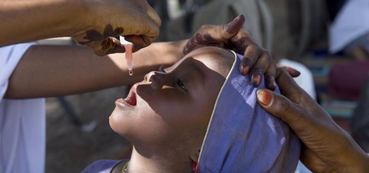 Vacunación de la polio (Foto. OMS Harandane Dicko)