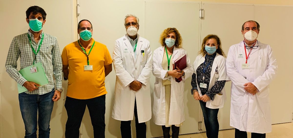 Equipo de Profesionales Guía del Hospital de Málaga (Foto. Junta de Andalucía)