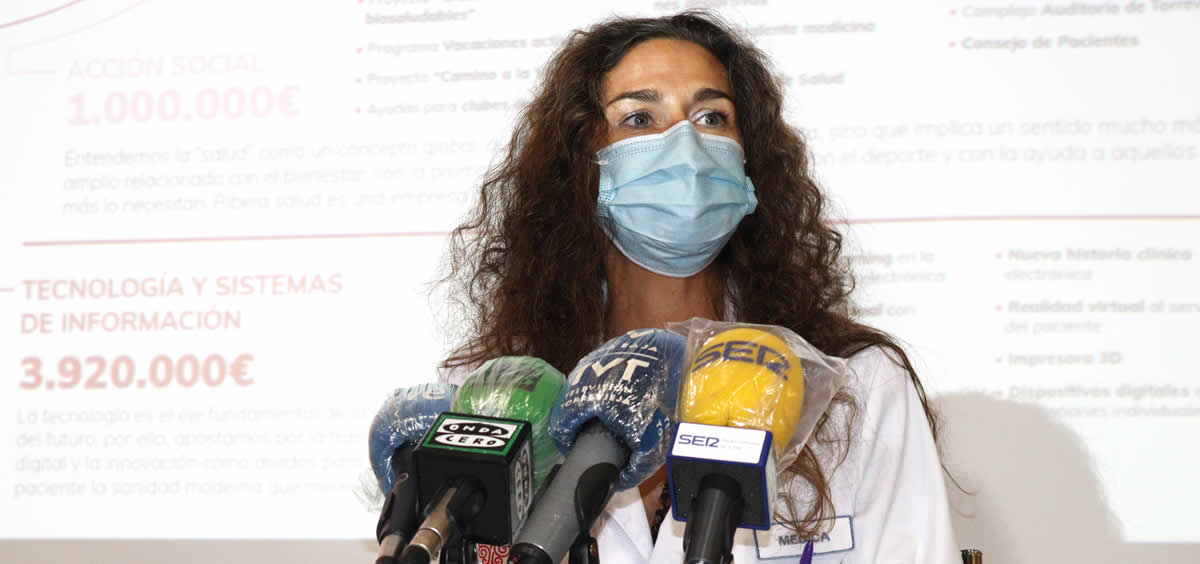 Eva Baró, gerente del Departamento de Salud de Torrevieja (Foto. ConSalud)