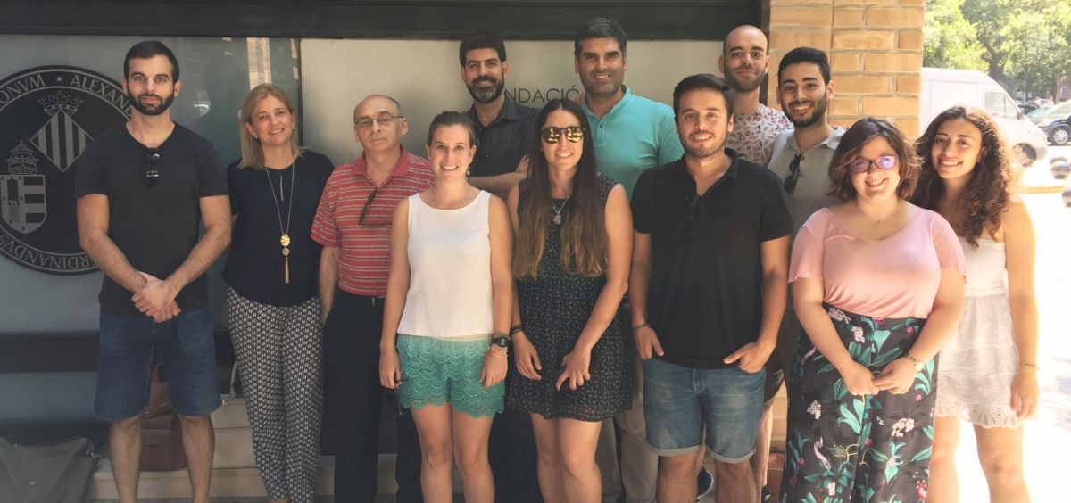 Grupo de investigación del CIBERER, la Universitat de València e INCLIVA que ha participado en el estudio. (Foto. Ciberer)