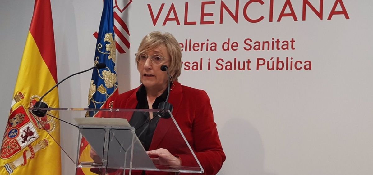 La consejera de Sanidad de la Comunidad Valenciana, Ana Barceló. (Foto. GVA) (1)