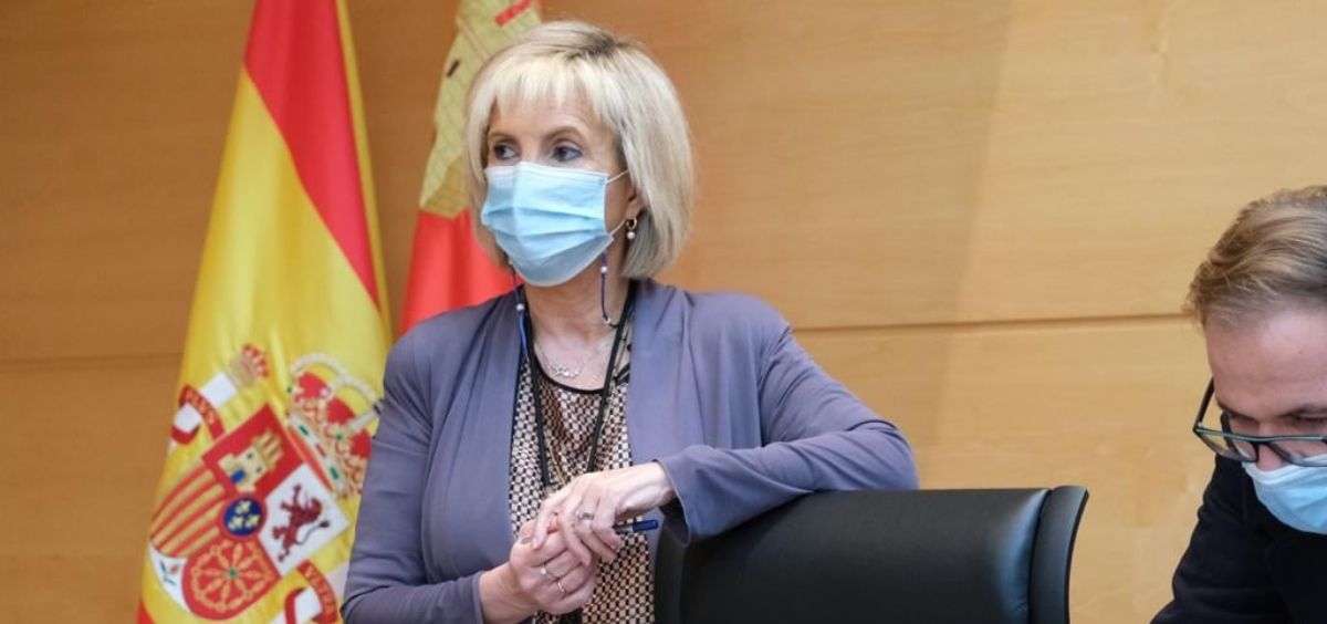 Verónica Casado, consejera de Sanidad de la Junta de Castilla y León. (Foto. Cortes CyL)