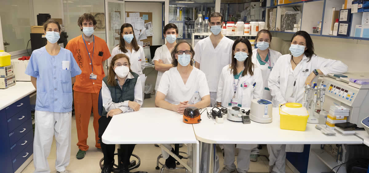 El grupo de expertos liderado por Darío García de Viedma (Foto: Hospital Gregorio Marañón)