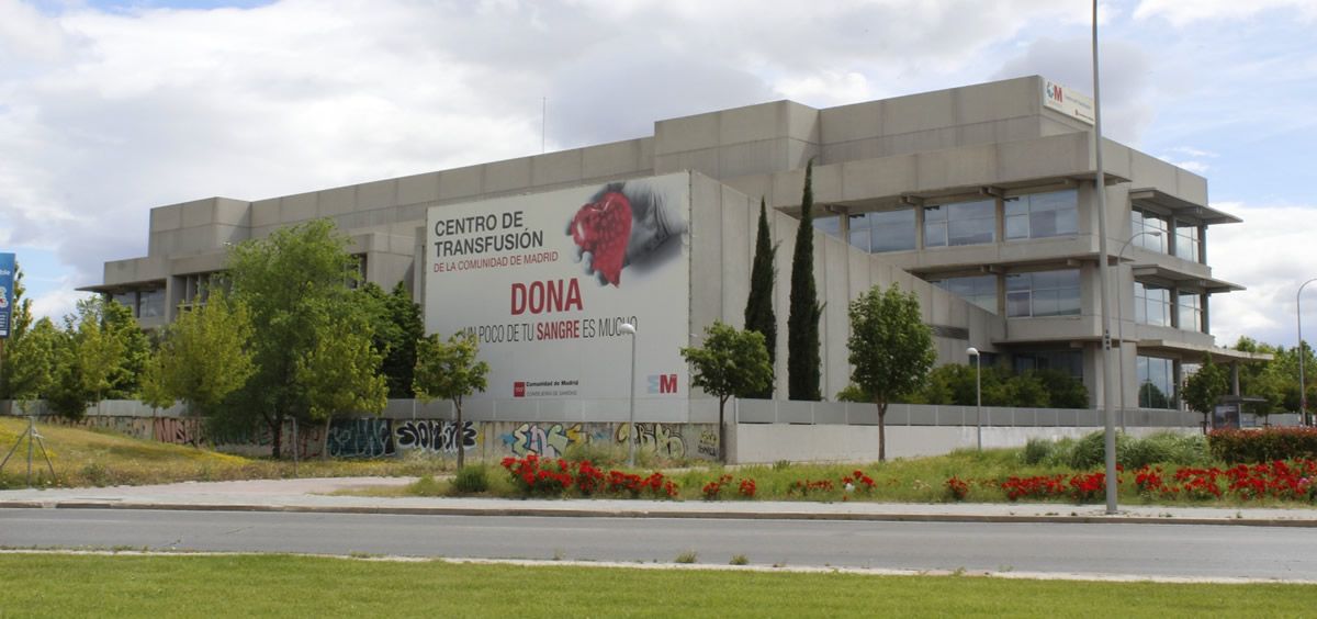 Fachada del Centro de Transfusión (Foto: Comunidad de Madrid)