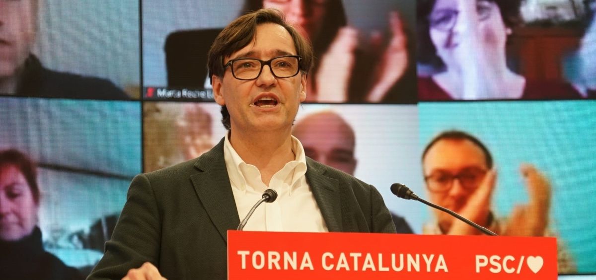 Salvador Illa, ministro de Sanidad y candidato del PSC a la Generalitat de Cataluña (Foto: PSC)