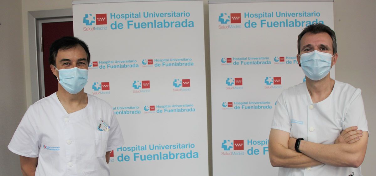 Jesús Sánchez y Luis Bernal (Foto. Hospital de Fuenlabrada)