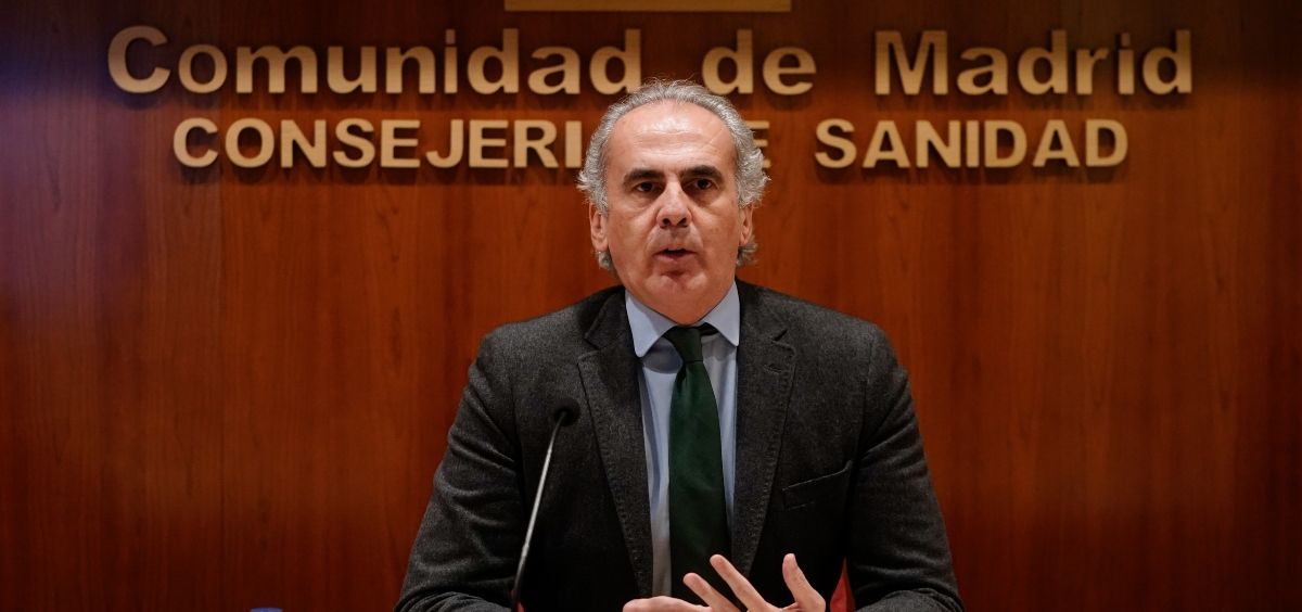 El consejero de Sanidad de la Comunidad de Madrid, Enrique Ruiz Escudero (Foto: CAM)