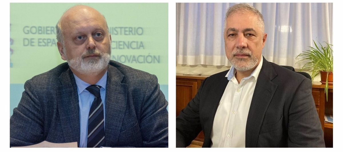 Manuel Cuenca Estrella y MIguel Calero Lara. (Foto. ISCII)