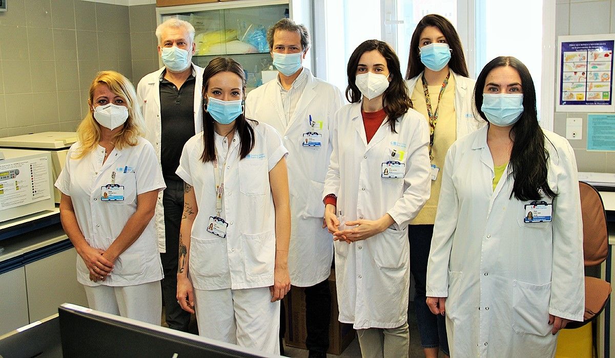 Equipo encargado del estudio del Hospital Clínico sobre la vacuna de Covid-19