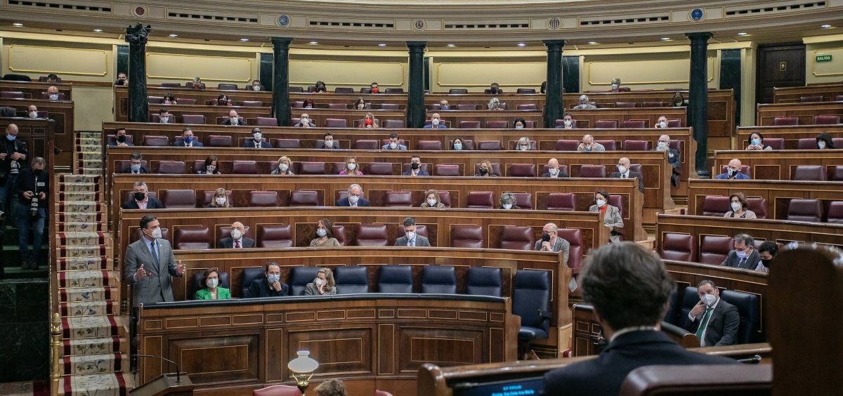 Pleno del Congreso de los Diputados durante la sesión de control al Gobierno (Foto: PSOE)
