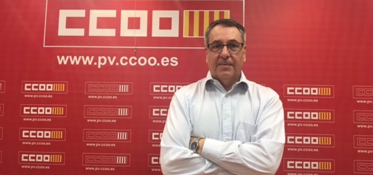 El secretario general de CCOO PV, Arturo León (Foto. Europa Press)