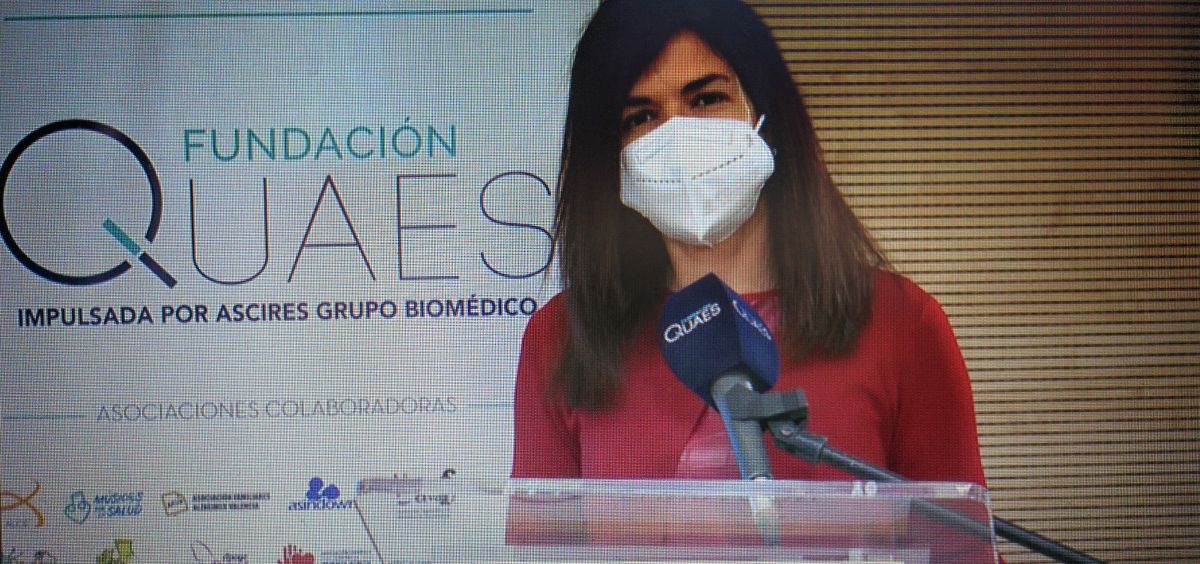 Miriam Pastor, directora de la Fundación QUAES (Foto. ConSalud.es)