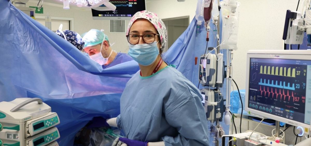 Esther Méndez, anestesióloga del Hospital Universitario de Bellvitge (Foto. UOC)