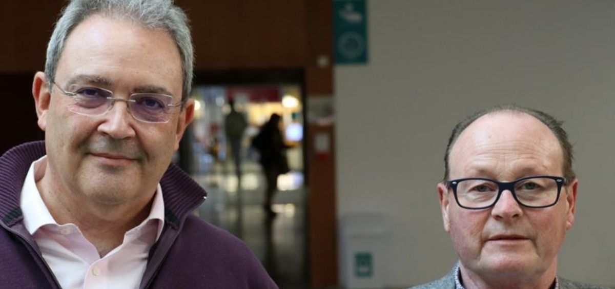 Los cirujanos Jordi Cruz y Xavier Lleonart, elegidos presidente y secretario general de Metges de Catalunya. (Foto. MC)
