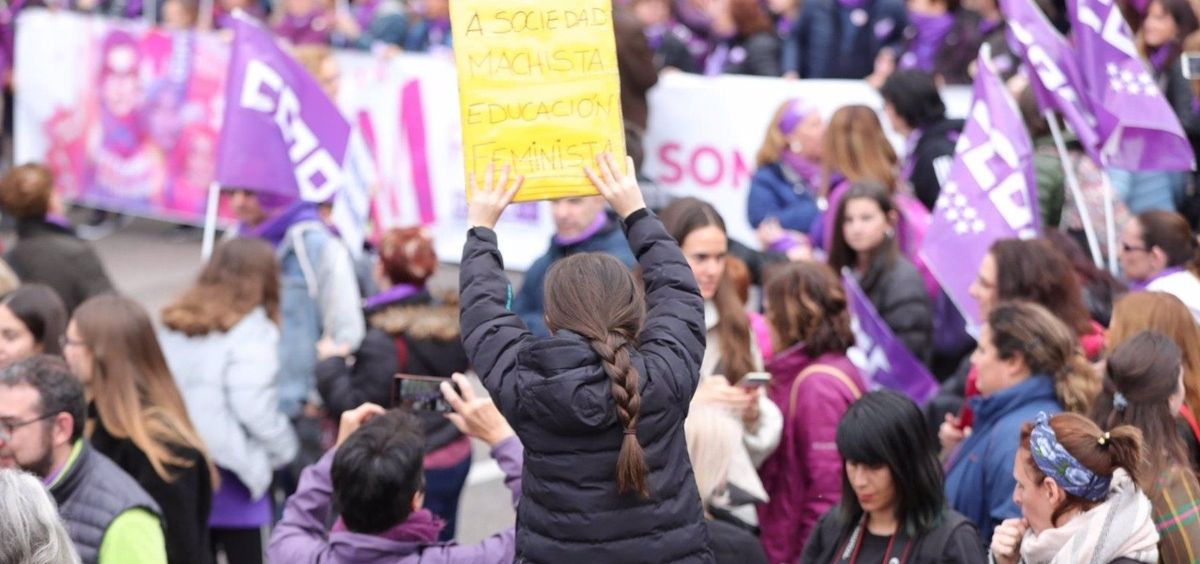 Manifestación del 8M en Madrid. (Foto. Archivo   EUROPA PRESS)