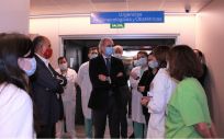 Enrique Ruiz Escudero visita el Hospital de Fuenlabrada