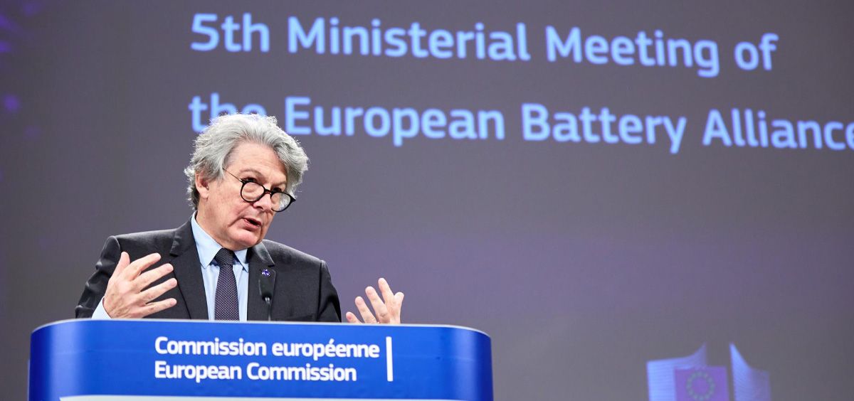 El comisario europeo de Mercado Interior, Thierry Breton (Foto. Claudio Centonze/European Commis / DPA / EP)
