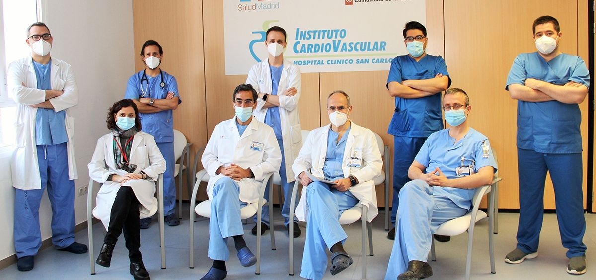 Equipo de Cardiología del Hospital Clínico San Carlos (Foto. Clínico San Carlos)