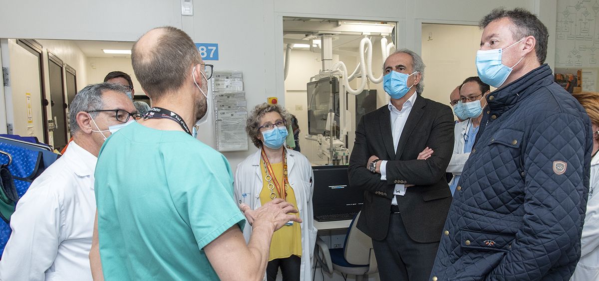 Visita del consejero de Sanidad al Hospital de Getafe (Foto. Comunidad de Madrid)