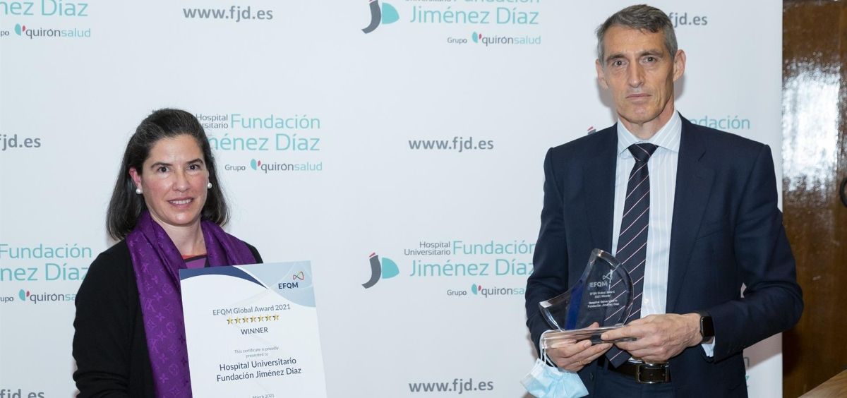 La Fundación Jiménez Díaz al frente de Juan Antonio Álvaro de la Parra obtiene el sello 7 Estrellas