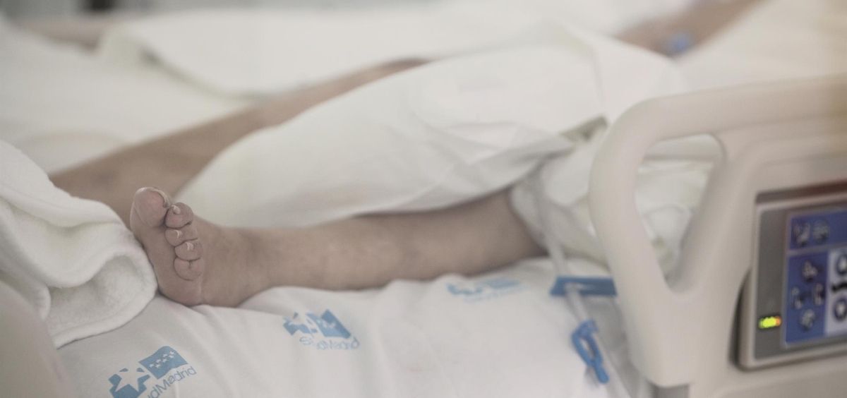 Pie de un enfermo en una cama de la UCI del Hospital de Emergencias Isabel Zendal, Madrid (España), a 20 de enero de 2021. (Foto. Eduardo Parra   Europa Press   Archivo)