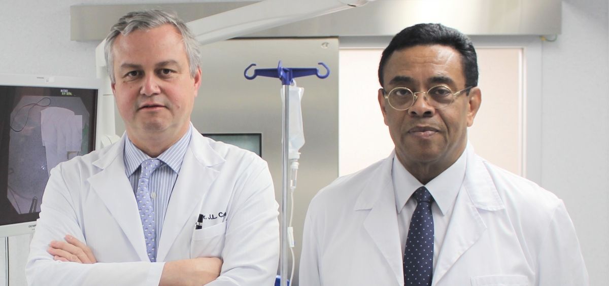 Drs. Abreu y Calleja (Foto. Hospital La Luz)