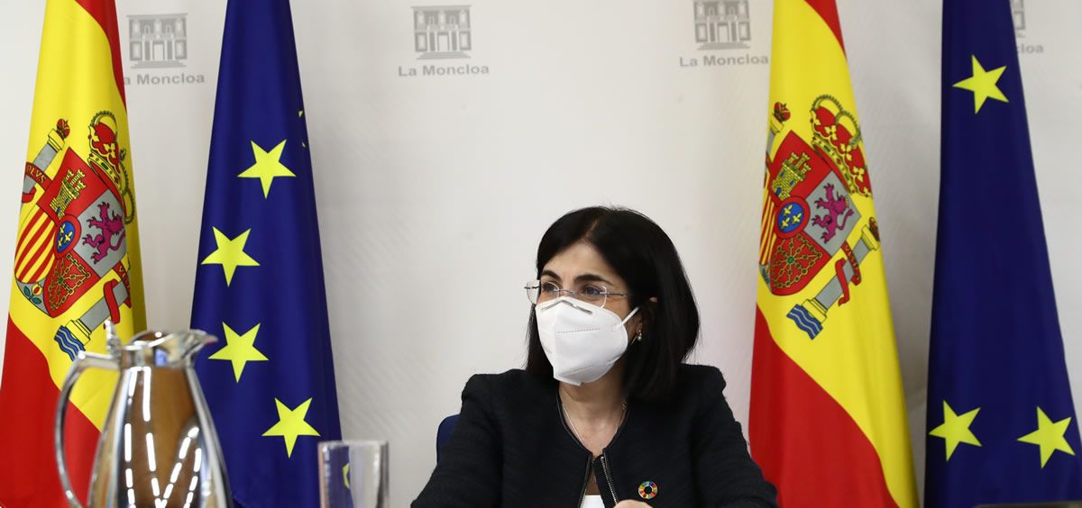 Carolina Darias durante la reunión de ministros de la Unión Europea. (Pool Moncloa. Fernando Calvo)