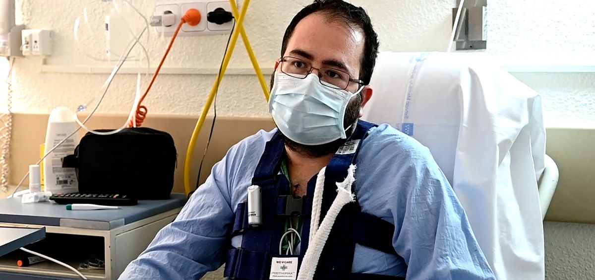 Antonio Salvador, el paciente trasplantado del Gregorio Marañón (Foto. ConSalud)