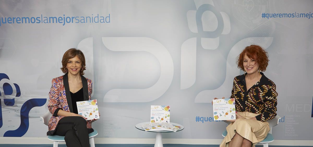 Marta Villanueva, directora general de la Fundación IDIS, y Gloria Lomana, presidenta de 50&50 GL y autora del Diccionario.