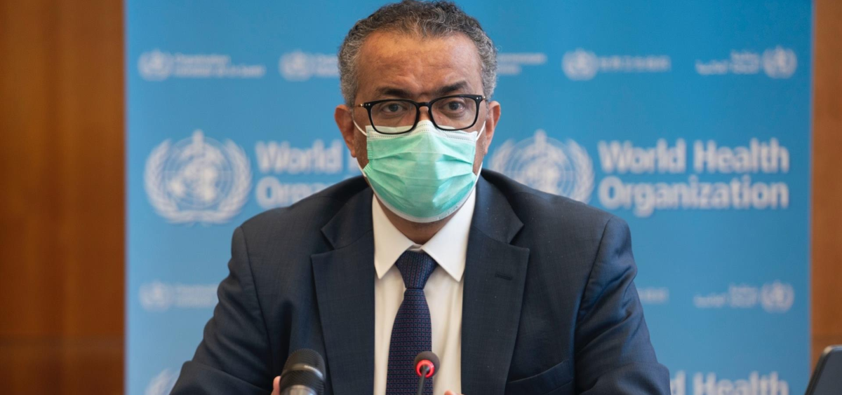 El director general de la Organización Mundial de la Salud, Tedros Adhanom (Foto. OMS)