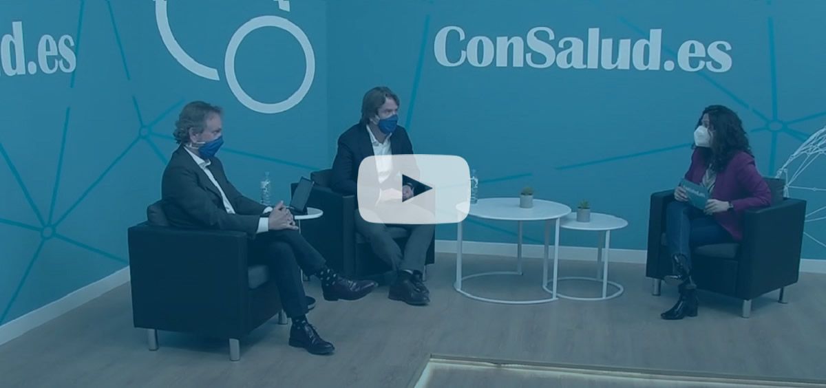 Entrevista en el plató de ConSalud TV a Ángel Bajils y Jesús Beristain, consejeros delegados de Air Liquide Healthcare España