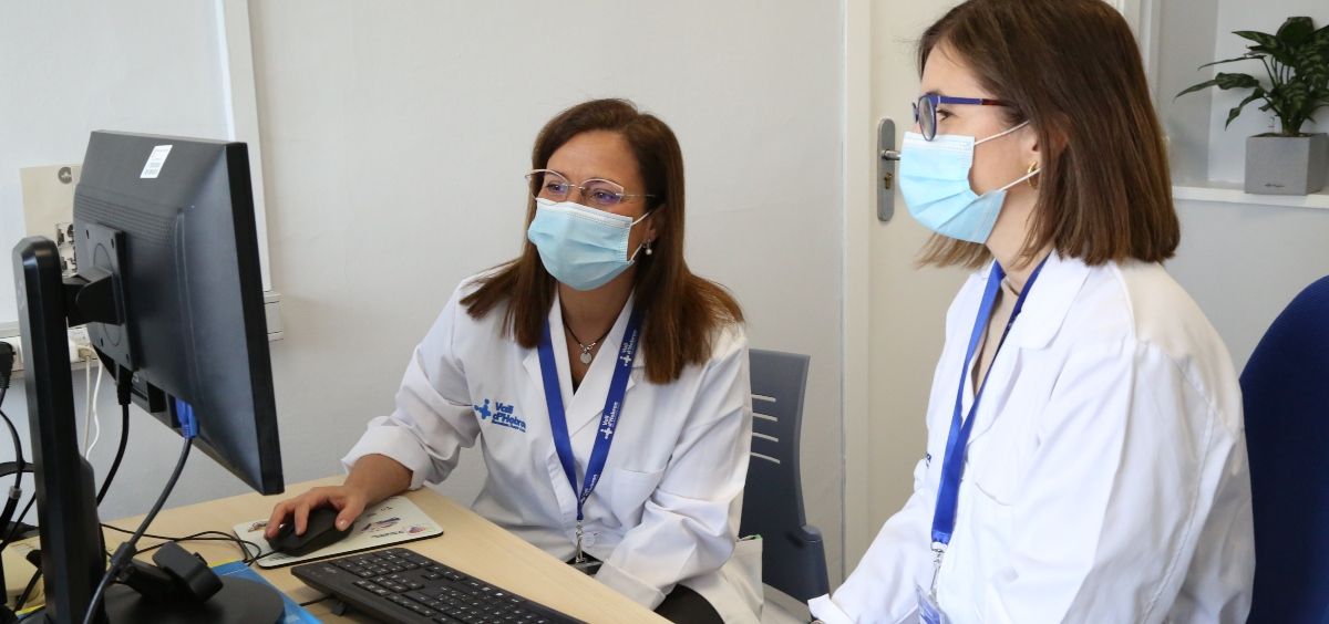 Dra. Anna Suy y Dra. Nerea Maiz (Foto. Hospital Vall d'Hebron)