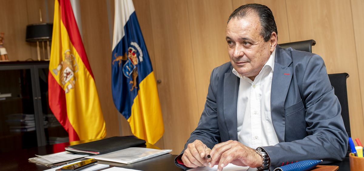 El consejero de Sanidad, Blas Trujillo (Foto. Gobierno de Canarias)