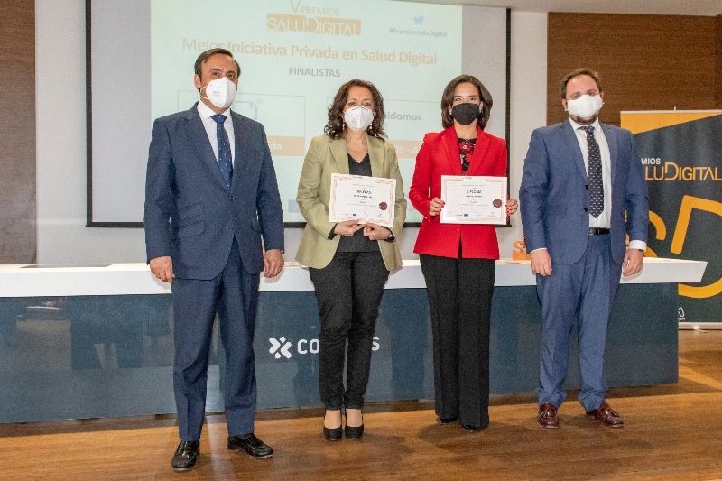 Finalistas Mejor Iniciativa Privada en Salud Digital (Foto. Oscar Frutos)