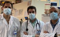 Los doctores Pedro Segura, Gonzalo Martínez y Alberto Ocaña (Foto. ConSalud)