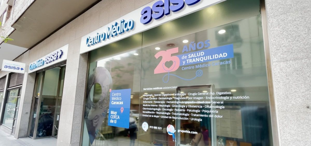 El Centro Médico Asisa Caracas cuenta con más de 1.000 metros cuadrados y un equipo de más de 70 profesionales.