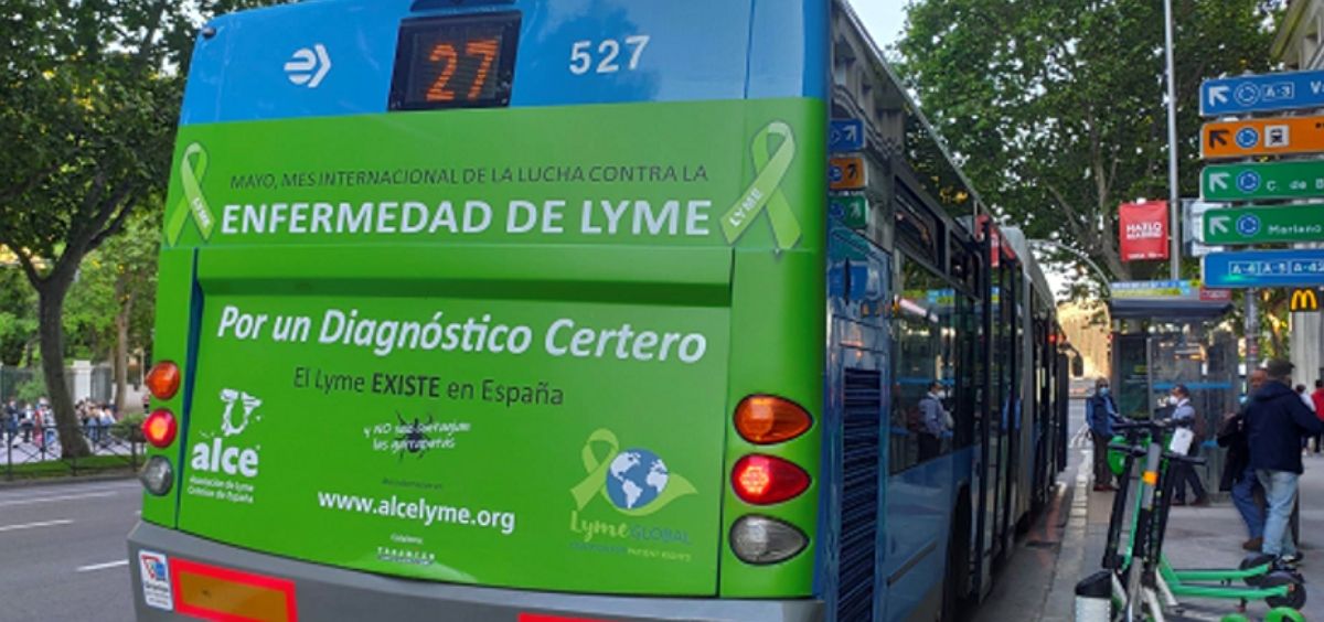 Campaña en el autobús (Foto. ALCE)