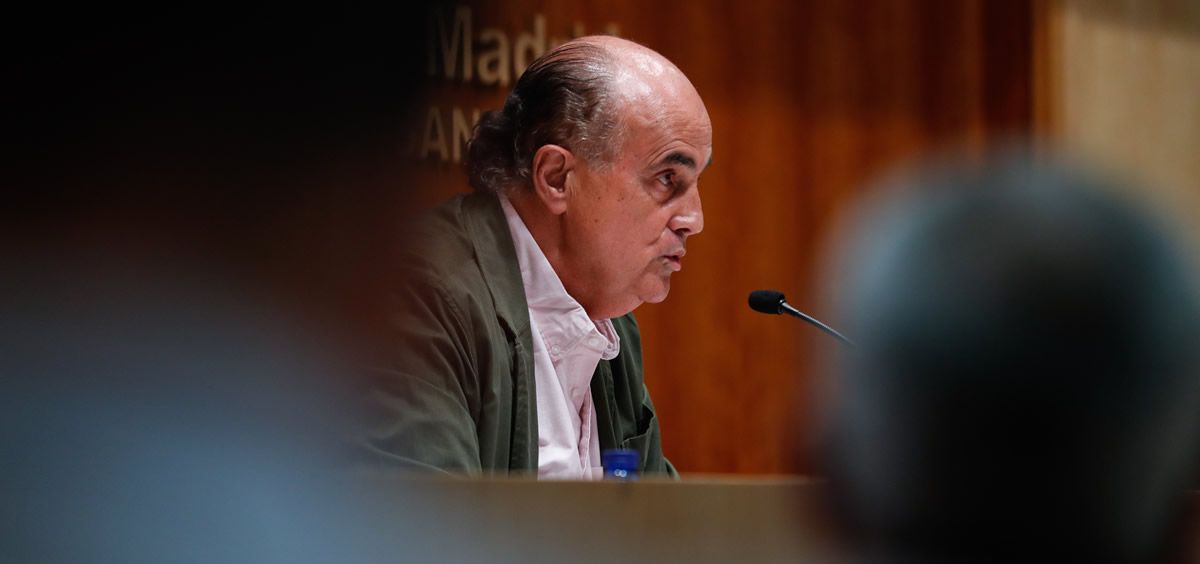 El titular de la Viceconsejería de Salud Pública y Plan COVID 19, Antonio Zapatero, en rueda de prensa (Foto. Comunidad de Madrid)