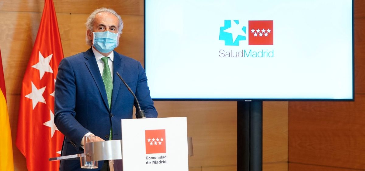 Enrique Ruiz Escudero, consejero de Sanidad de la Comunidad de Madrid (Foto: CAM)