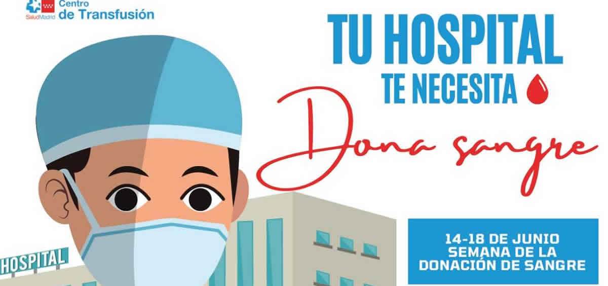 Campaña de donación 'Tu hospital te necesita. Dona sangre'. (Foto: Hospital de Torrejón)