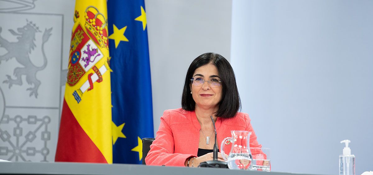 La ministra de Sanidad, Carolina Darias. (Foto. Pool Moncloa. Borja Puig de la Bellacasa)