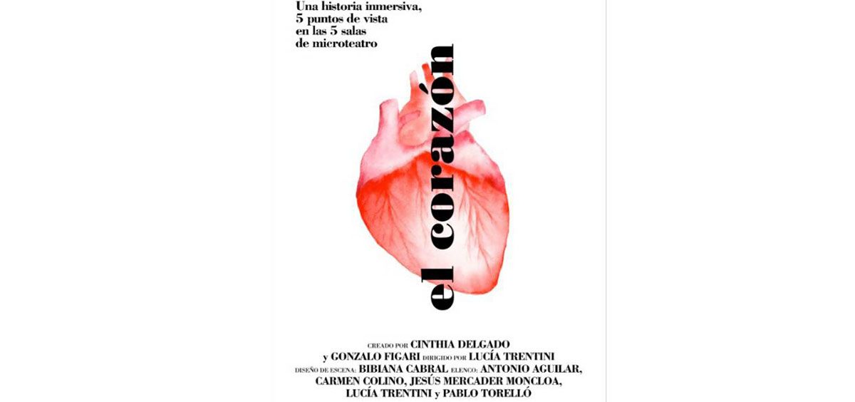 Cartel de la obra de teatro 'El corazón' que aterriza en el Microteatro (Foto. Servimedia)