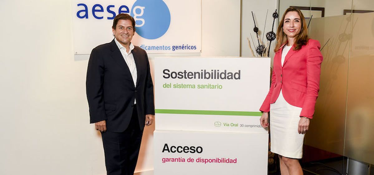 El presidente de AESEG, Raúl Díaz-Varela, y la presidenta de Fedifar, Matilde Sánchez (Foto: Fedifar)