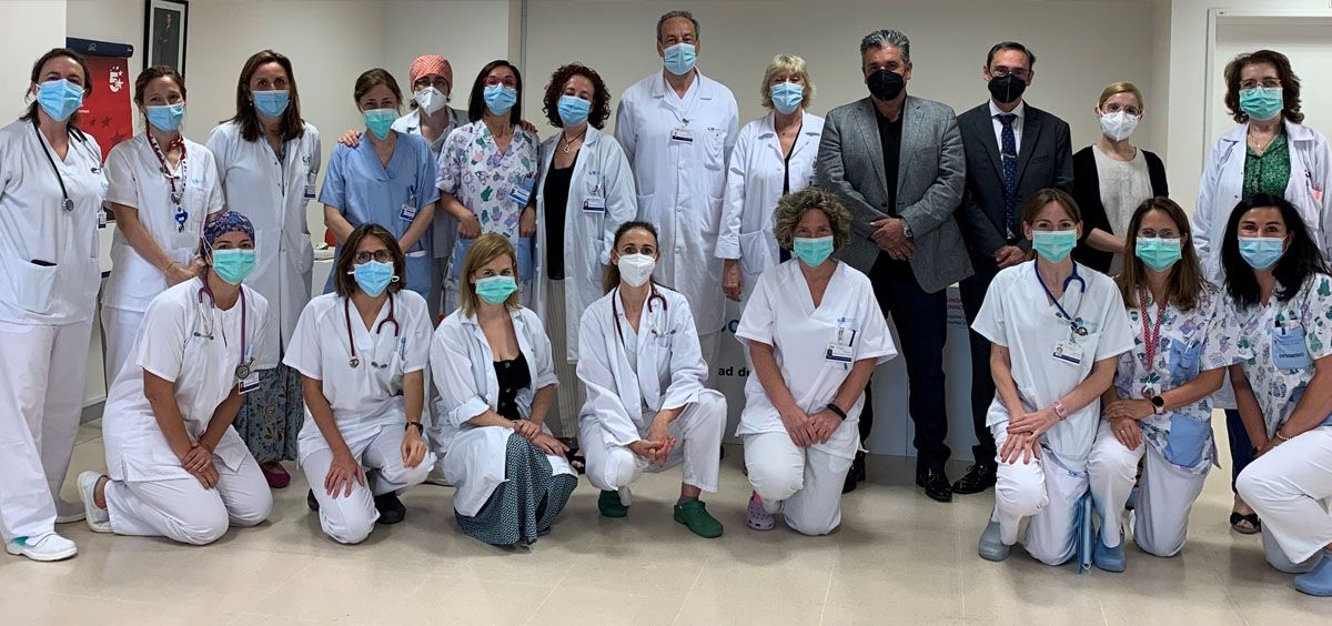 El equipo de Urgencias Pediátricas del Hospital Infanta Sofía, primera sección pediátrica que recibe la acreditación del SEMES
