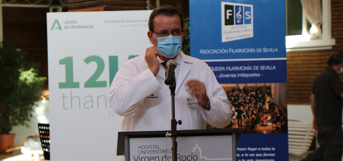 Manuel Molina, director gerente del Hospital Universitario Virgen del Rocío (Foto. Virgen del Rocío)