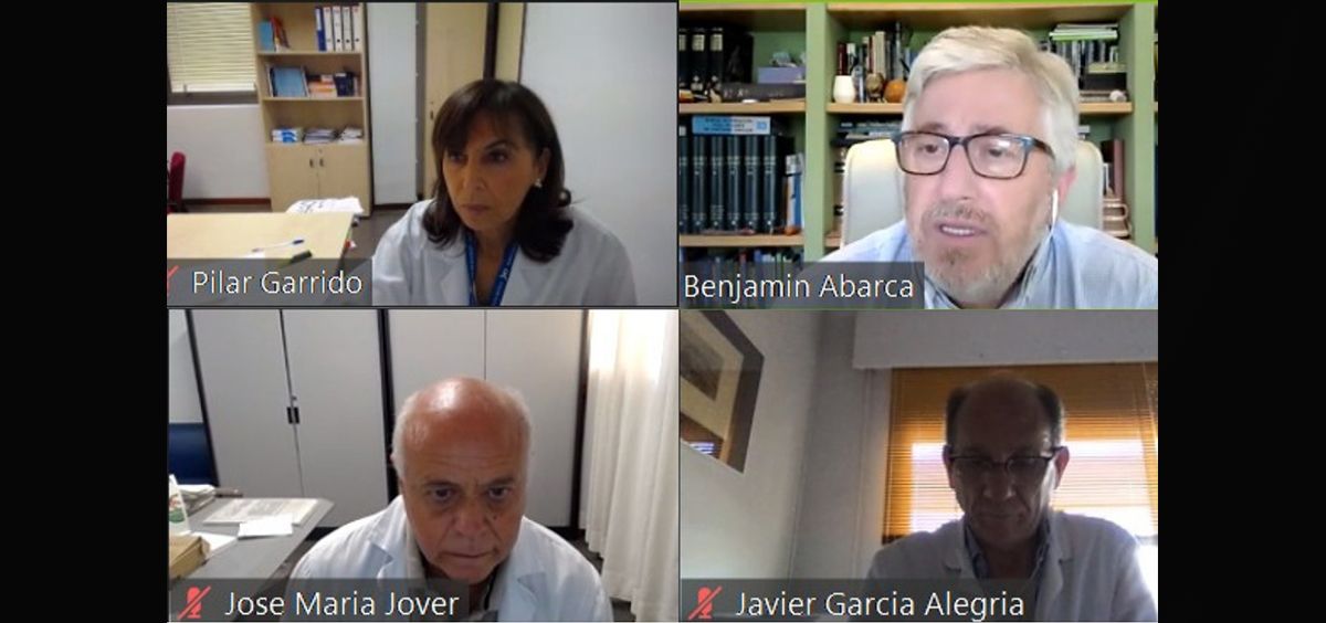Pilar Garrido, presidenta de FACME, y otros expertos en la presentación del análisis sobre el actual modelo de Formación Médica Continuada (Foto. Facme)