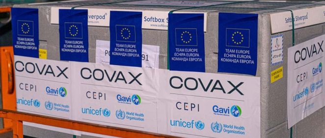 Dosis de las vacunas contra la COVID 19 enviadas por COVAX a Moldavia