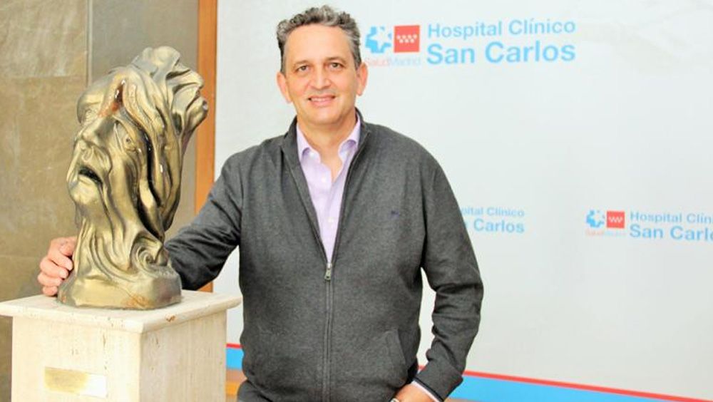 Miguel Holgado, investigador del Hospital Clínico San Carlos y desarrollador de un diagnósitco más completo para la Covid 19 (Foto. Comunidad de Madrid)