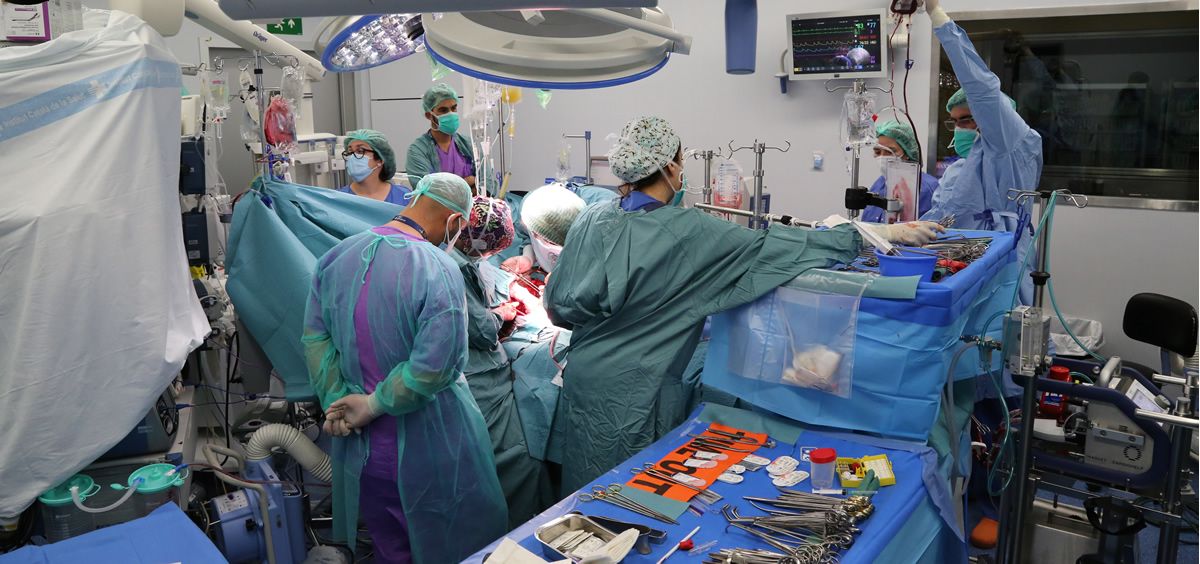 El Hospital Vall d´Hebron ha realizado el primer trasplante pulmonar en España a un paciente post-Covid (Foto: Vall d´Hebron)